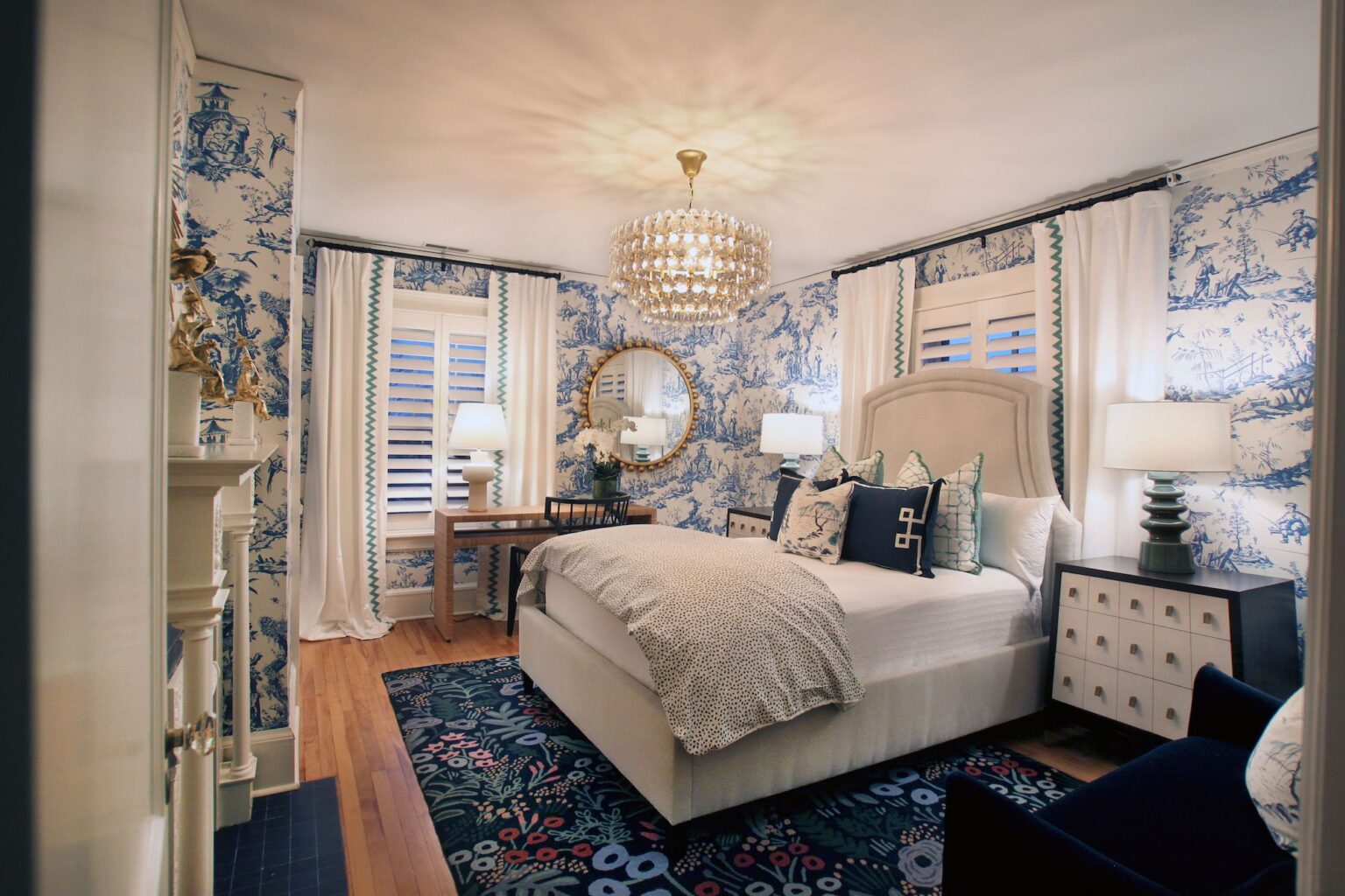 Preppy Guest Suite - Dwell Home Furnishings and Interior Design