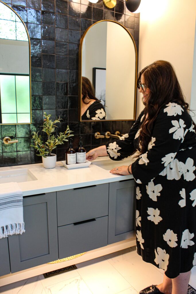 luxury lifestyle bathroom sink backsplash